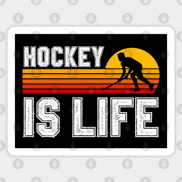 Hockey Is Life Magnet by footballomatic